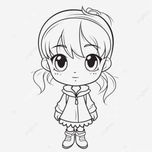 рисунок красивая маленькая девочка раскраски страницы наброски эскиз вектор PNG , рисунок крыла, девушка рисует, рисунок кольца PNG картинки и пнг рисунок для й загрузки