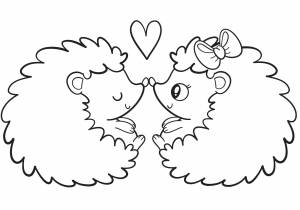 Влюблённые ёжики