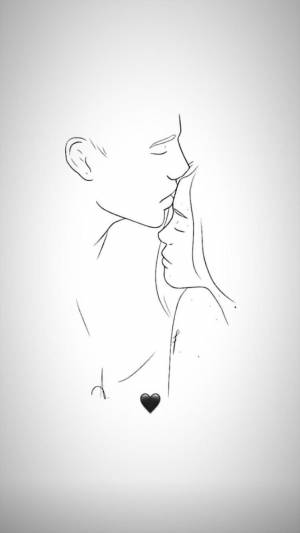 Легкий рисунок пары