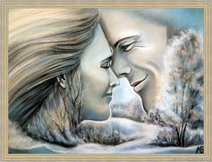 Картина о любви Зимнее счастье