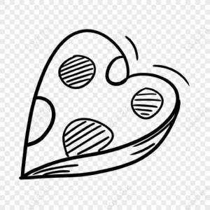 Простая черно-белая каракульная любовь,простая любовь,простой изображение_Фото номер 380330154_PSD Формат изображения_ru