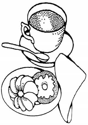 Раскраска еда