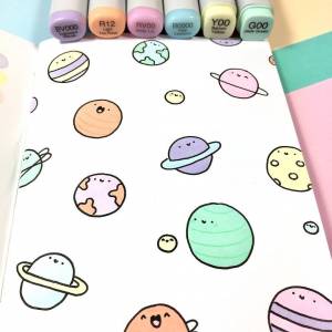 Милые рисунки для срисовки в скетчбук