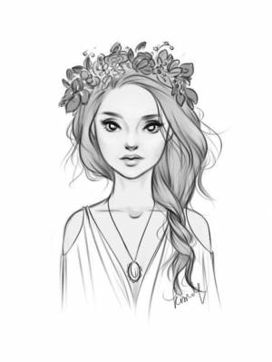 Красивые раскраски девушек