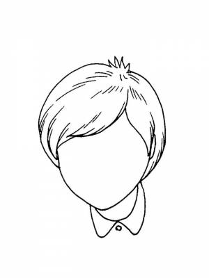 Раскраска Прически  онлайн