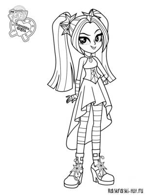 Раскраска эквестрия