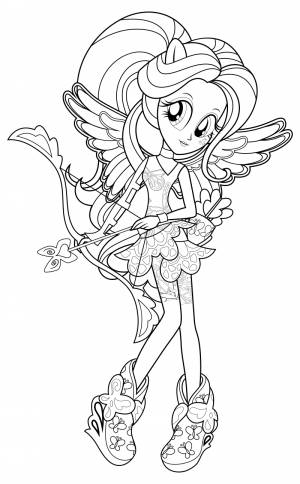 Раскраски маленькие пони эквестрия