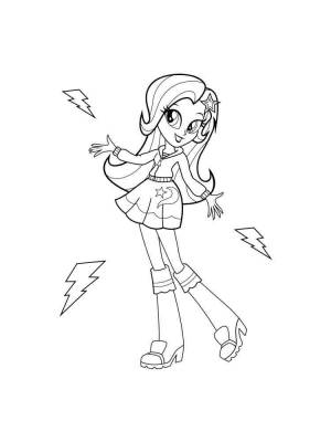 Раскраски Радужный рок