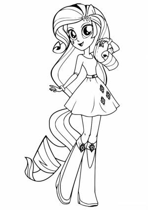 Рарити человек раскраска