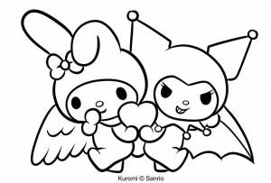 Раскраски My melody