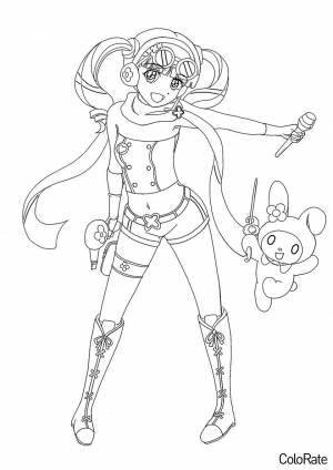 Раскраска Ута и Май Мелоди