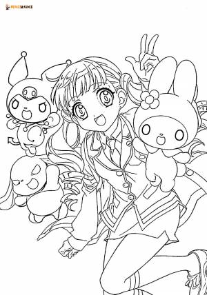 Май мелоди и куроми раскраска