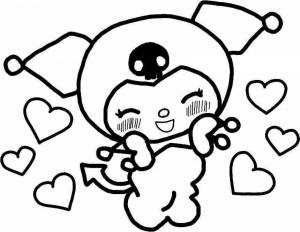 Раскраски Хелло китти и куроми и мелоди