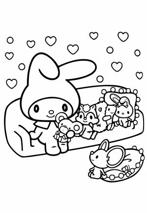 Раскраска Моя Мелодия Животные