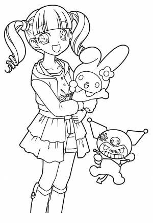 Раскраска Моя Мелодия Персонажи