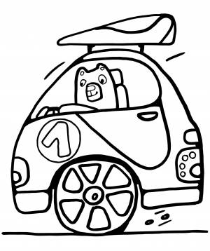 машина с 1 колесом