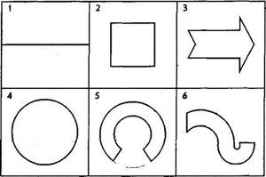 Раскраска геометрические фигуры
