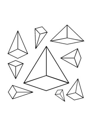 Раскраски Геометрические фигуры