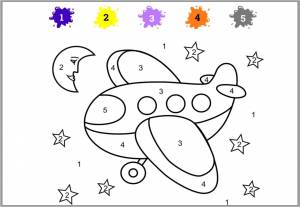 Математические раскраски для дошкольников 6 лет