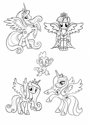 My Little Pony Раскраски для детей Май Литл Пони