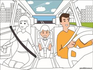 Раскраска ПДД