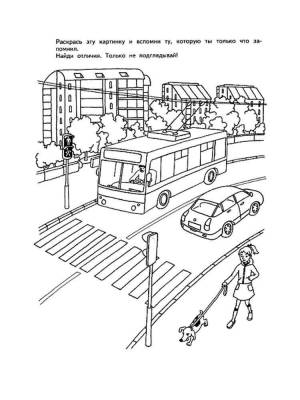 Раскраски ПДД