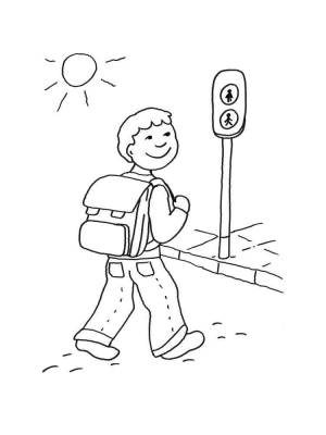 Раскраски Светофор