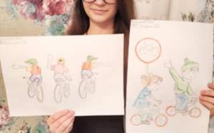 Школьники Мухоршибирского района нарисовали рисунки по ПДД