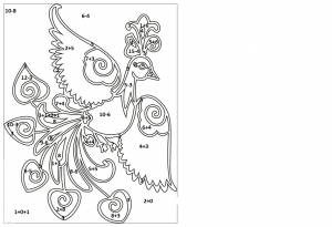 Раскраска с примерами
