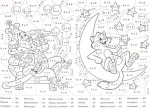 Математические раскраски
