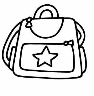 Раскраска Портфель