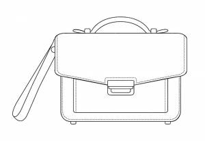Раскраска Портфель