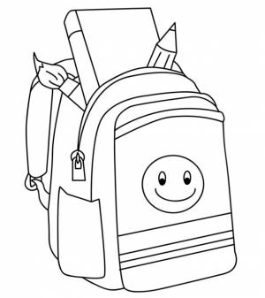 Портфель раскраска