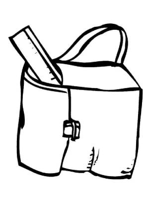 Раскраски Портфель
