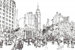 Раскраски Раскраска Улицы города город