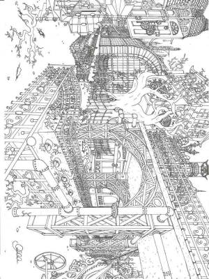 Раскраски Город