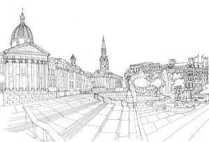 Раскраска город » Как нарисовать поэтапно