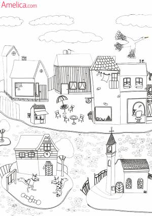 сложные раскраски для взрослых антистресс Amelica