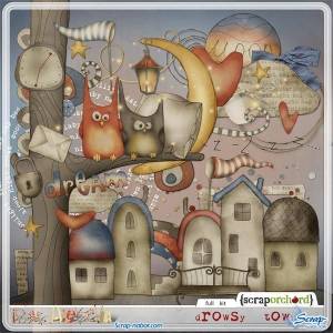 сказочный город нарисованный