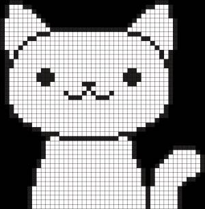 Рисунки по клеточкам не Раскрашенные