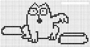 Раскраска по клеточкам  