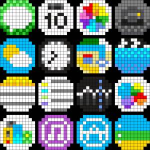 Рисунки по клеточкам айфон