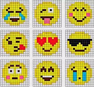 Мини рисунки по клеточкам в тетради