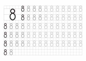 Распечатать прописи-цифры для дошкольников