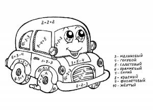 Математические раскраски с примерами