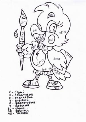 Математические раскраски