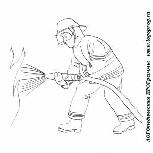 Картинки-раскраски на тему профессии