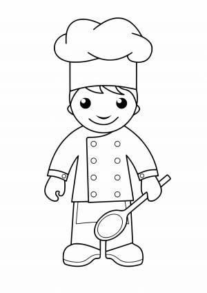 Раскраски По теме профессии в детском саду в старшей группе