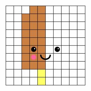 Рисунки по клеточкам для детей цветные