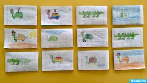 Занятие по рисованию для подготовительной к школе группы «Графический диктант по клеточкам»